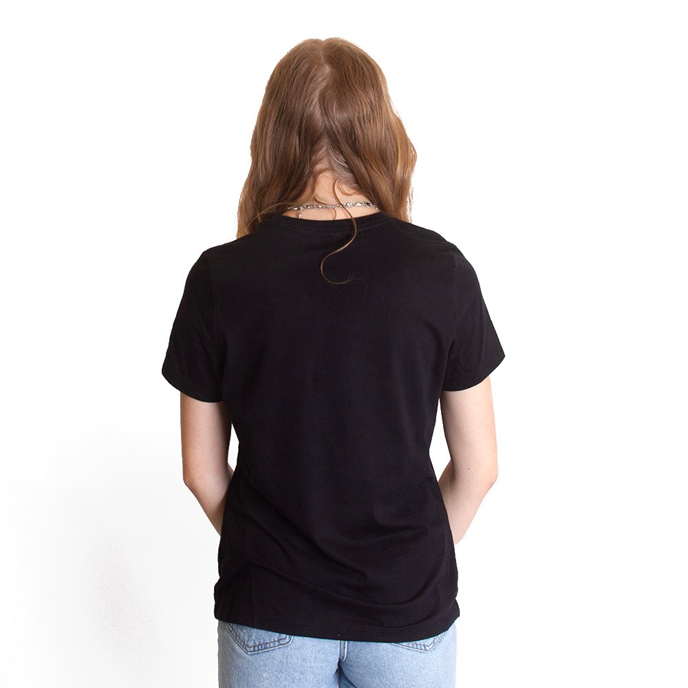 Ducks Spirit, Summit, Black, Crew Neck, Cotton, Women, Rhinestone design, T-Shirt, 838522